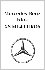 Дилерська програма Mercedes-Benz Fdok Калькулятор XS MP4 EURO6 2019